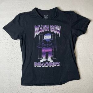 Death Row Records Graphic T Shirt Black Mens Size M/M